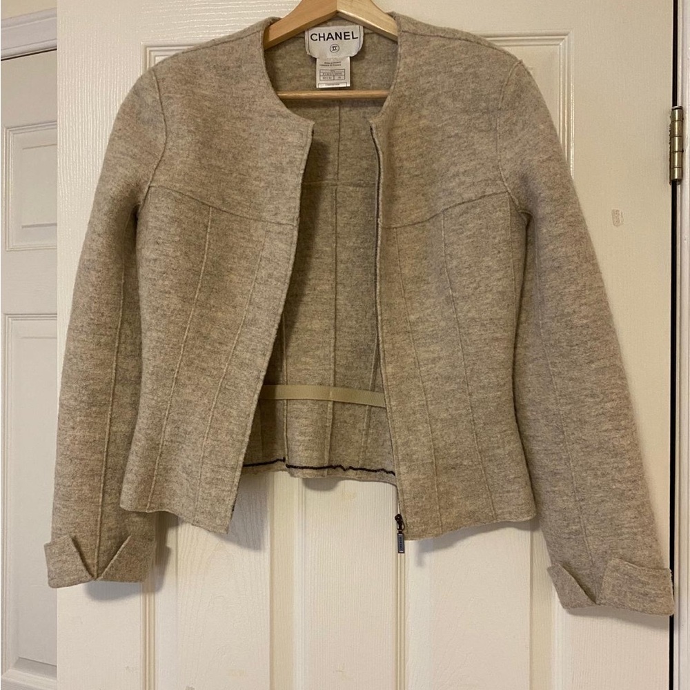 CHANEL Women's Beige Blazer